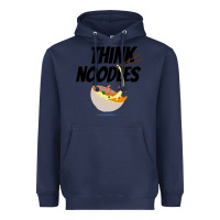 Navy think noodles Heavyweight Hoodie - artisFamous