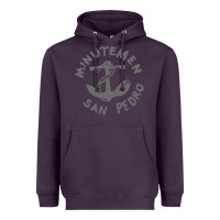 Plum Minutemen San Pedro Heavyweight Hoodie - artisFamous