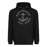 Black Minutemen San Pedro Heavyweight Hoodie - artisFamous