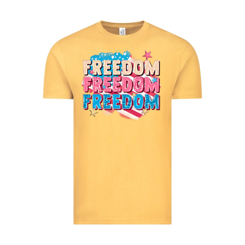 Freedom Freedom Freedom Vintage Tee by FaDigitalArtStudio | Teevron