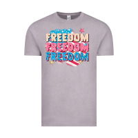 Vintage Zinc Freedom freedom freedom Vintage Tee - FaDigitalArtStudio
