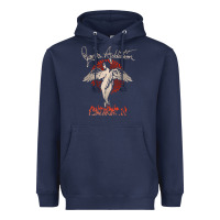Navy louder than life teather american Heavyweight Hoodie - artisFamous