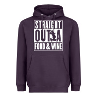 Plum straight out a food and wine Heavyweight Hoodie - artisFamous
