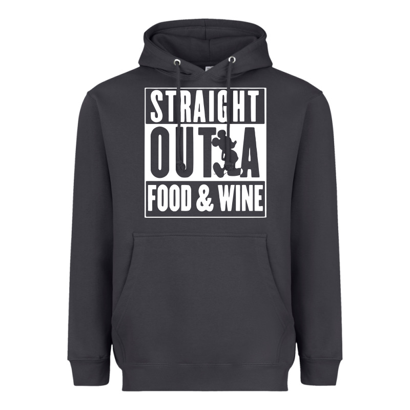 Straight Out A Food And Wine Heavyweight Hoodie by artisFamous | Teevron
