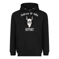 Black soldiers of odin worldwide support Heavyweight Hoodie - artisFamous
