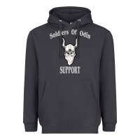 Smoke soldiers of odin worldwide support Heavyweight Hoodie - artisFamous
