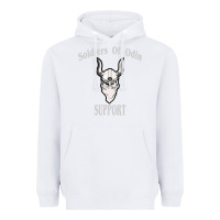 White soldiers of odin worldwide support Heavyweight Hoodie - artisFamous