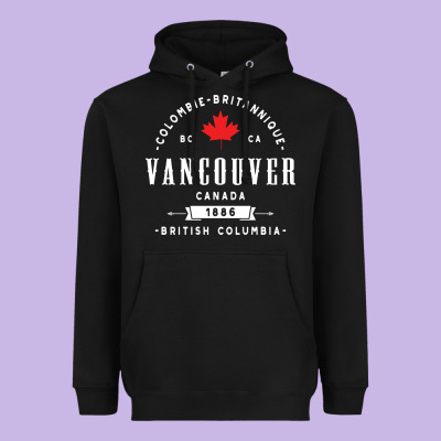 Vancouver Canada Heavyweight Hoodie Designed By Artisfamous