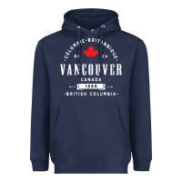 Navy vancouver canada Heavyweight Hoodie - artisFamous