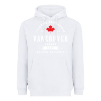 White vancouver canada Heavyweight Hoodie - artisFamous