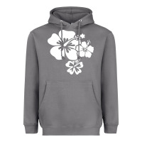 Storm hawaiian flower Heavyweight Hoodie - artisFamous