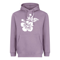 Lavender hawaiian flower Heavyweight Hoodie - artisFamous
