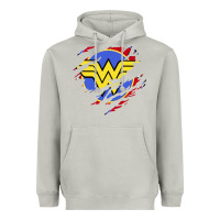 Moon Dust tear off wonder woman shield Heavyweight Hoodie - artisFamous