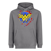Storm tear off wonder woman shield Heavyweight Hoodie - artisFamous