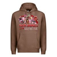 Chestnut farm animals is my valentine Premium Hoodie - RacoonDesign