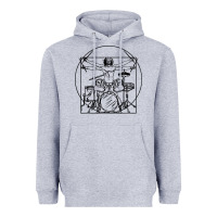 Heather Grey drums gift Heavyweight Hoodie - artisFamous