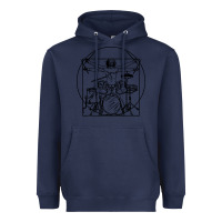 Navy drums gift Heavyweight Hoodie - artisFamous