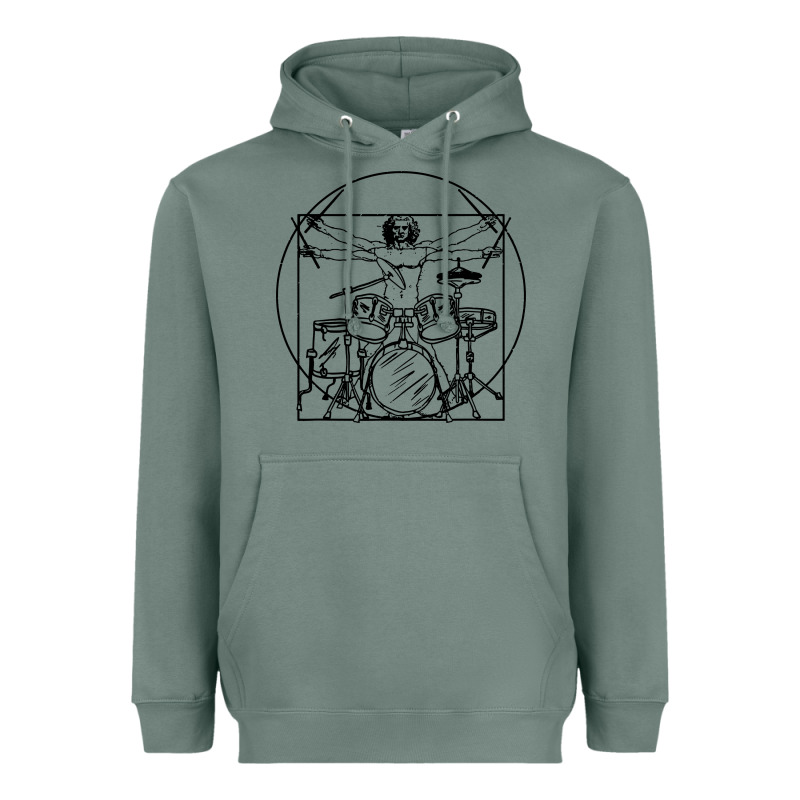 Drums Gift Heavyweight Hoodie by artisFamous | Teevron
