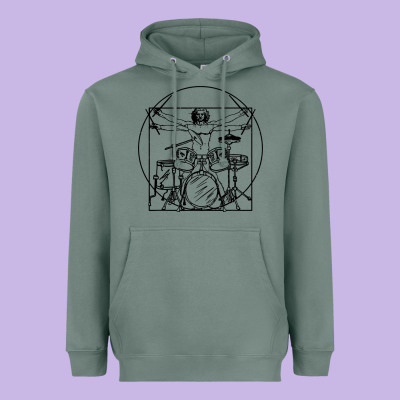 Drums Gift Heavyweight Hoodie Designed By Artisfamous