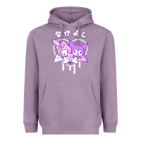 Lavender melody and kuromi heart Heavyweight Hoodie - artisFamous