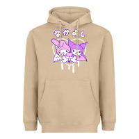 Mushroom melody and kuromi heart Heavyweight Hoodie - artisFamous