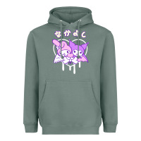 Sage melody and kuromi heart Heavyweight Hoodie - artisFamous