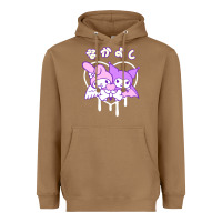 Toasted Coconut melody and kuromi heart Heavyweight Hoodie - artisFamous