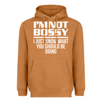 Meerkat I'M NOT BOSSY I JUST KNOW WHAT YOU SHOULD BE DOING FUNNY Heavyweight Hoodie - artisFamous