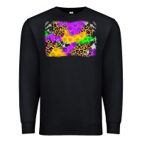 Black mardi gras background Premium Sweatshirt - JahusDesignShop