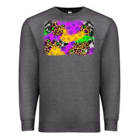 Charcoal Heather mardi gras background Premium Sweatshirt - JahusDesignShop