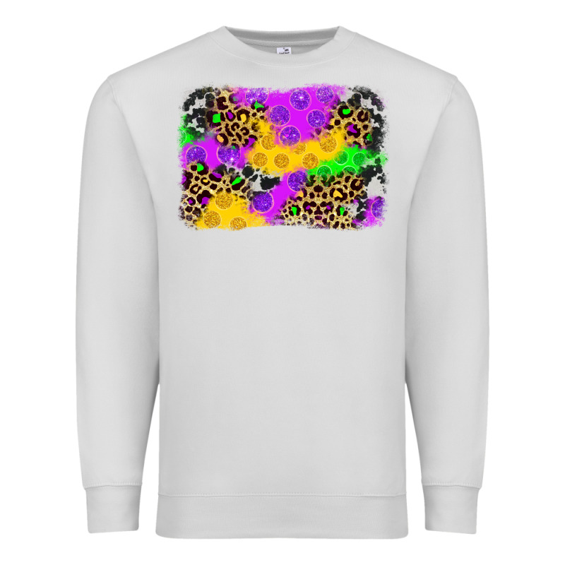 Mardi Gras Background Premium Sweatshirt by JahusDesignShop | Teevron