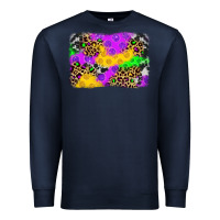 Navy mardi gras background Premium Sweatshirt - JahusDesignShop