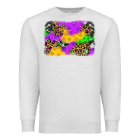 Oatmeal Heather mardi gras background Premium Sweatshirt - JahusDesignShop