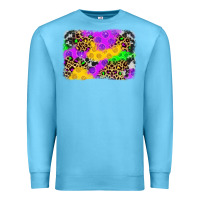 Ocean Blue mardi gras background Premium Sweatshirt - JahusDesignShop
