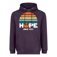Plum hope since 1977 Heavyweight Hoodie - artisFamous