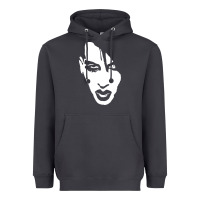 Smoke marilyn manson face Heavyweight Hoodie - artisFamous