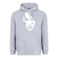 Heather Grey marilyn manson face Heavyweight Hoodie - artisFamous