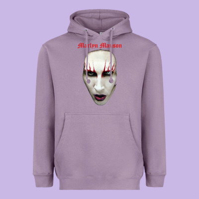Marilyn Manson Heavyweight Hoodie Designed By Artisfamous