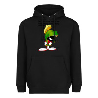 Black marvin the martian looney toons Heavyweight Hoodie - artisFamous