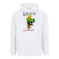 White marvin the martian looney toons Heavyweight Hoodie - artisFamous
