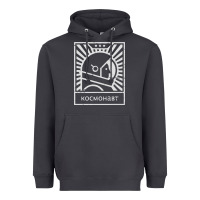 Smoke cosmonaut – retro soviet space race Heavyweight Hoodie - artisFamous