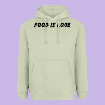 Food Is Love Heavyweight Hoodie Designed By Artisfamous
