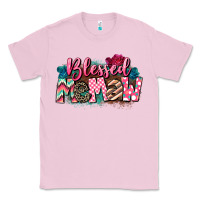 Bubblegum Pink Blessed memaw Mother's Day Classic Tee - CowGirlArtShop