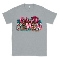 Heather Grey Blessed memaw Mother's Day Classic Tee - CowGirlArtShop