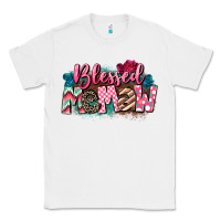 White Blessed memaw Mother's Day Classic Tee - CowGirlArtShop