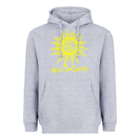 Heather Grey chains Heavyweight Hoodie - artisFamous