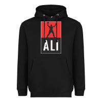 Black ali the legend Heavyweight Hoodie - artisFamous