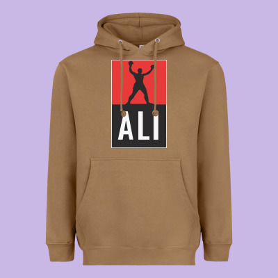 Ali The Legend Heavyweight Hoodie Designed By Artisfamous