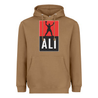 Toasted Coconut ali the legend Heavyweight Hoodie - artisFamous