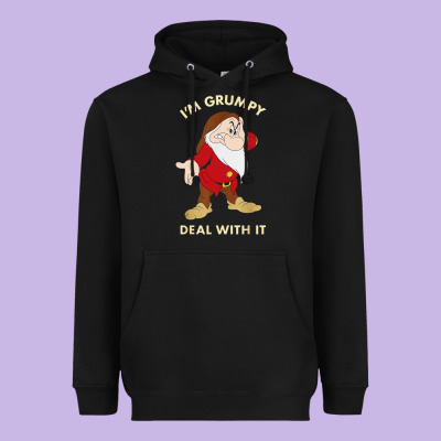 Santa Grumpy Heavyweight Hoodie Designed By Artisfamous